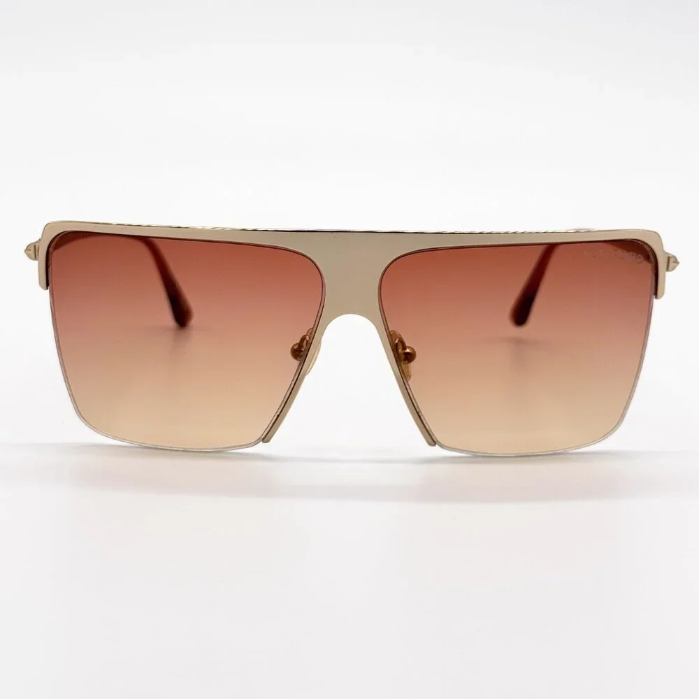 NEW TOM FORD SOFI TF840 28T SUNGLASSES WOMEN ROSE GOLD SQUARE FT0840/S - Picture 3 of 9